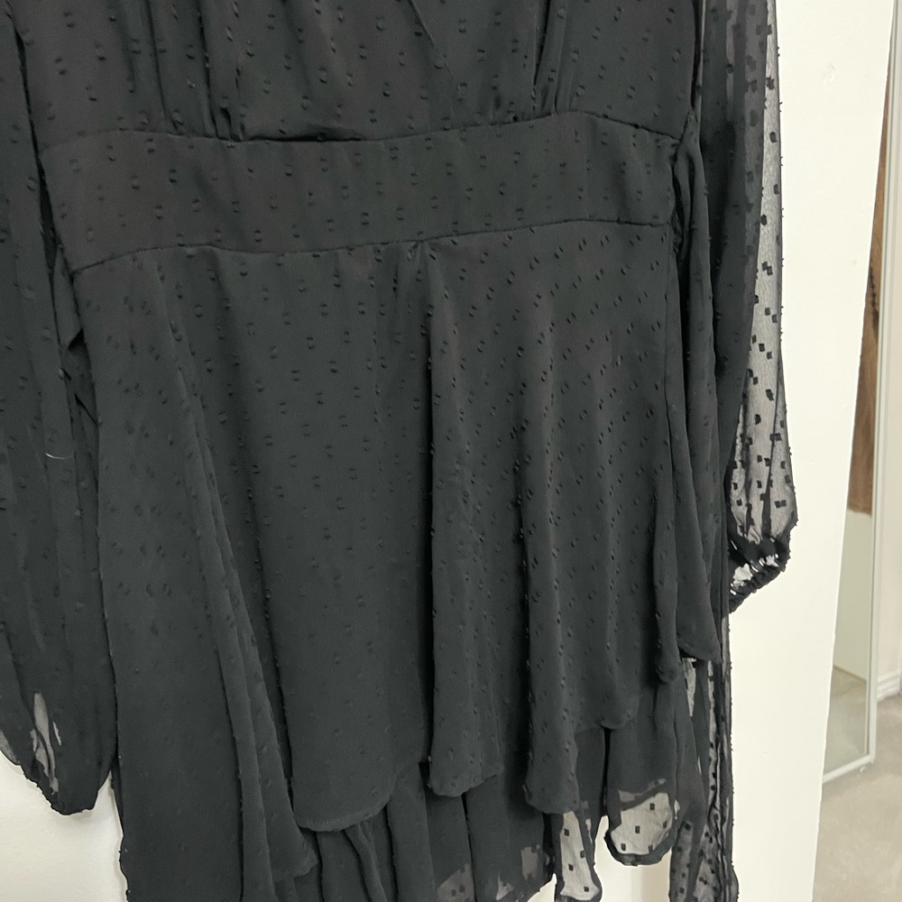 Chic Black Sheer dress